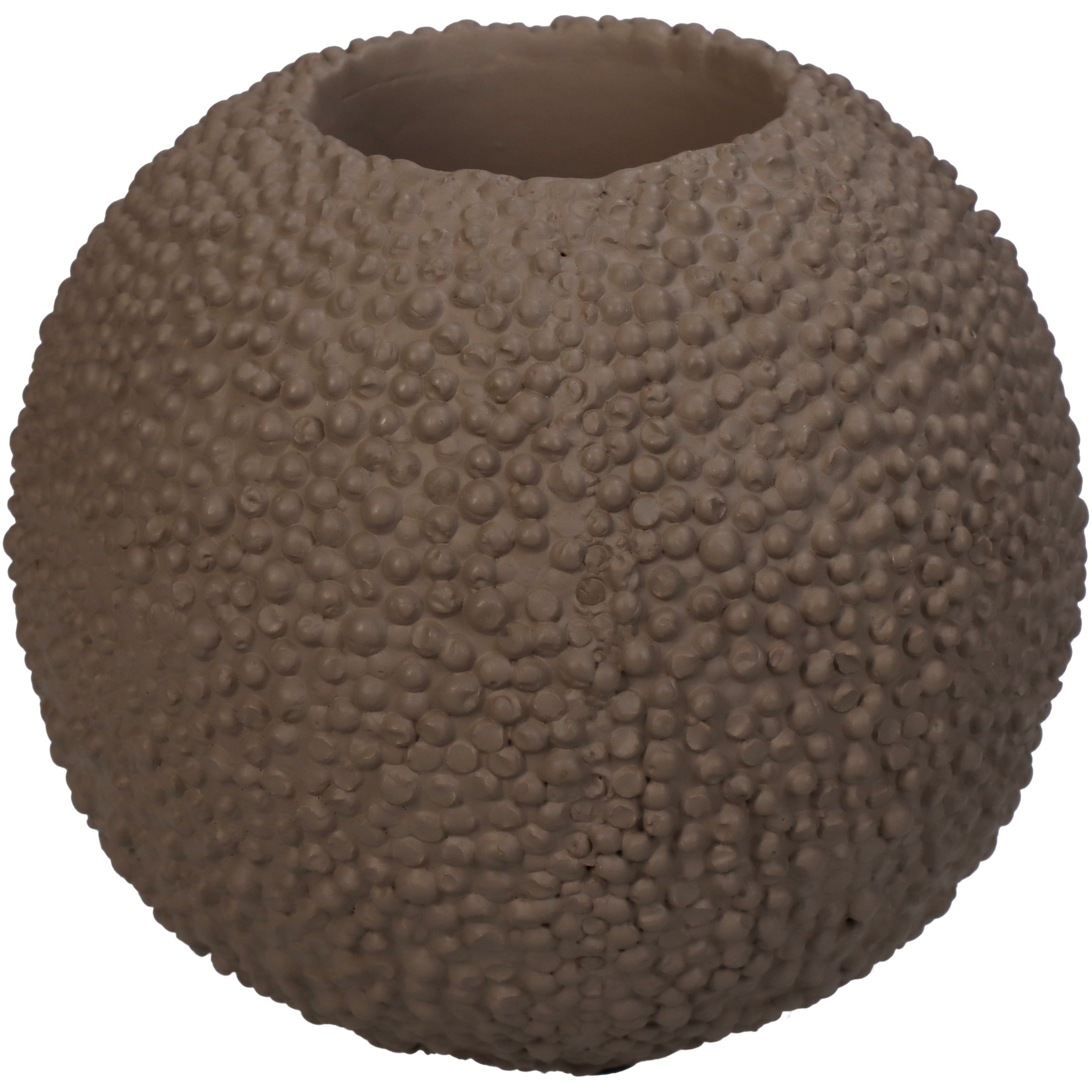Concrete Ball Small Candle Holder